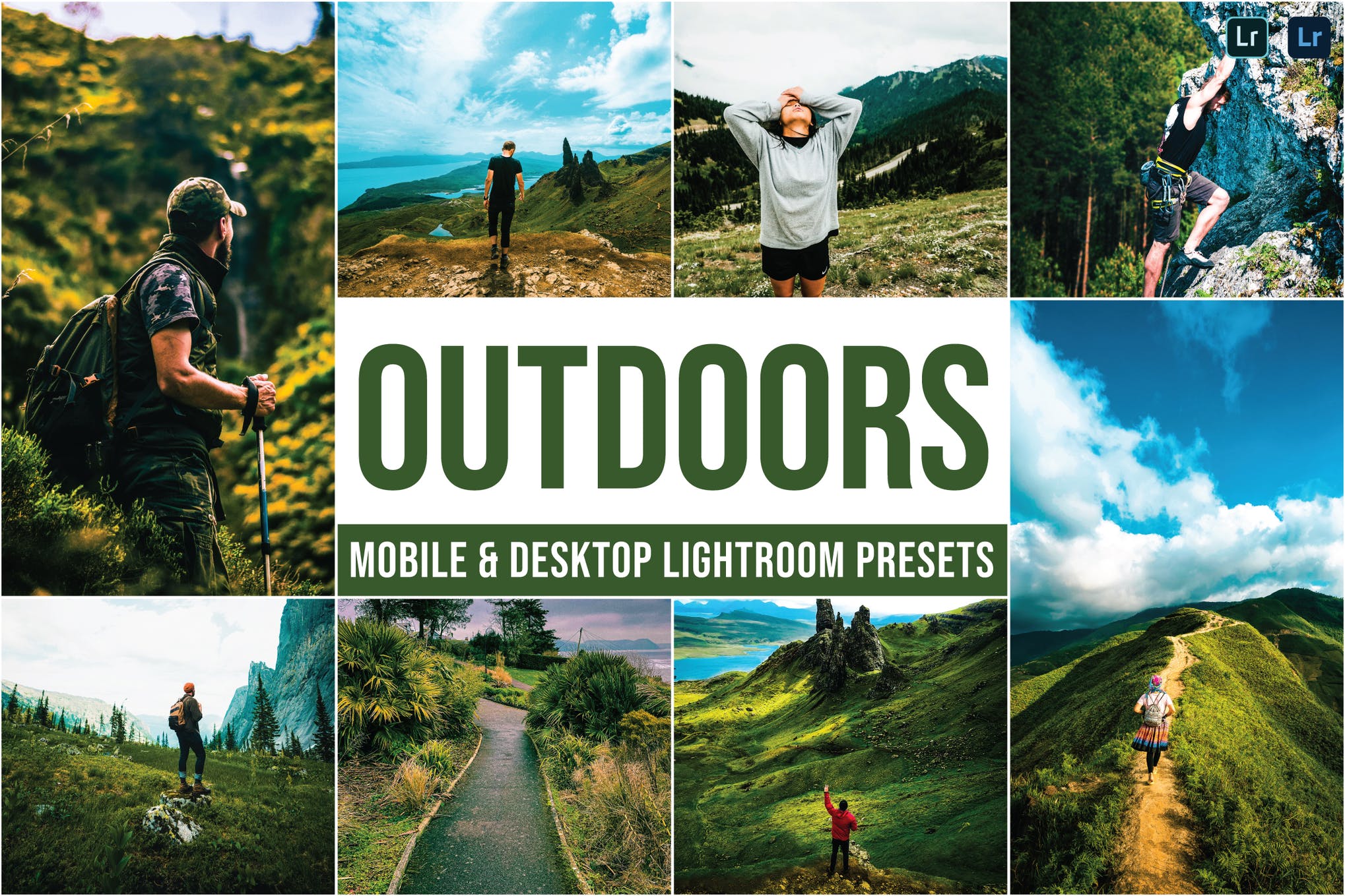 Outdoors Mobile and Desktop Lightroom Presets