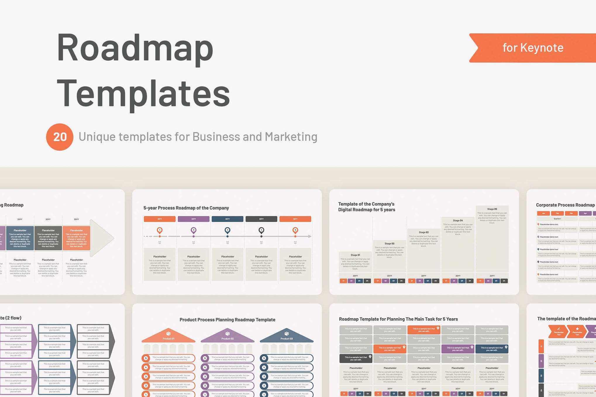 Keynote timeline template