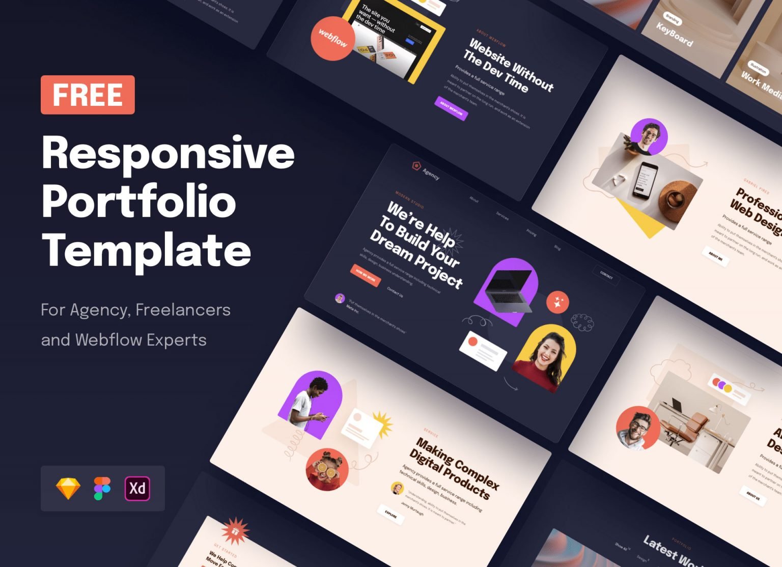 Adobe XD Website Template